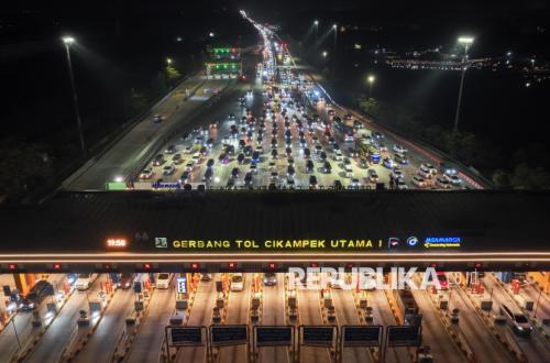 GT Cikampek Padat, Jasa Marga Catat 2,56 Juta Kendaraan Masuk Jakarta