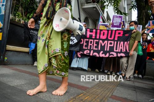 Peringati Hari Perempuan Internasional, Massa Gelar Aksi Suarakan Isu Hak Sipil