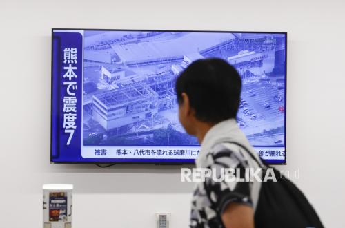 Gempa Kumamoto, Dua Meninggal Puluhan Masih Terjebak