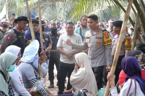 Polres Lampung Tengah Perkuat Pengamanan Kantor PT BSA Pascaperusakan Massa