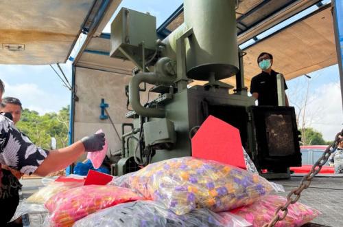 Polda Kepri Musnahkan Narkotika dari 24 Kasus di Batam