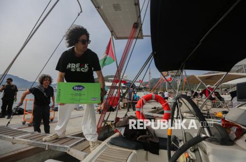 Relawan Global Sumud Flotilla Siapkan Bantuan Kemanusiaan untuk Gaza