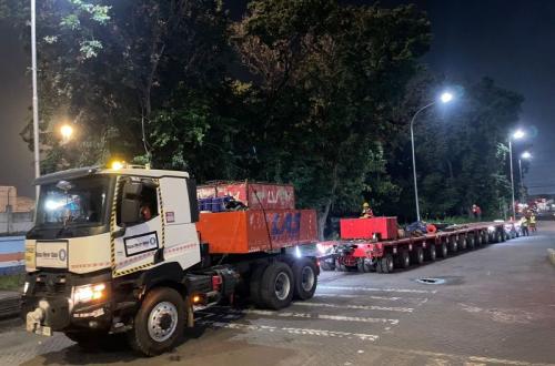 Pengalihan Lalu Lintas di Tol Sumo untuk Mobilisasi Trafo