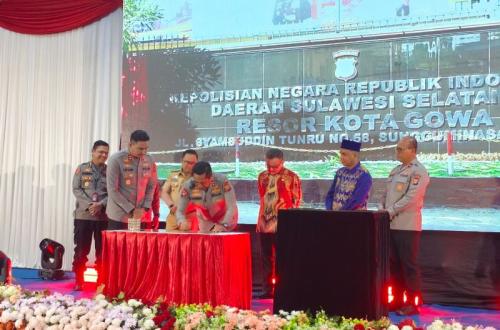 Polres Gowa Resmi Naik Status Jadi Polresta Tipe C