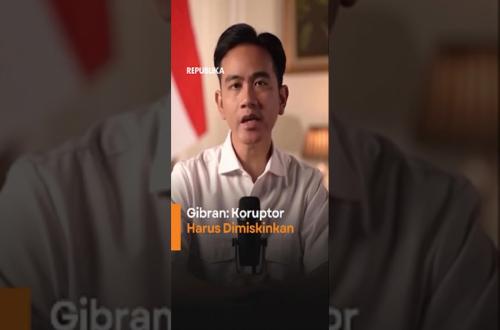 Gibran Koruptor Harus Dimiskinkan