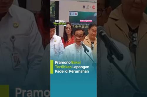 Pramono Bakal Tertibkan Lapangan Padel di Perumahan