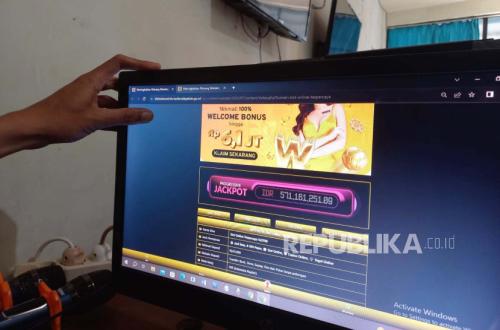 Ilustrasi topik login judi kasino