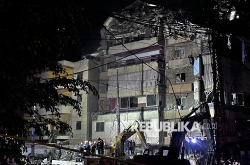 Potret Kehancuran Beirut akibat Serangan Israel