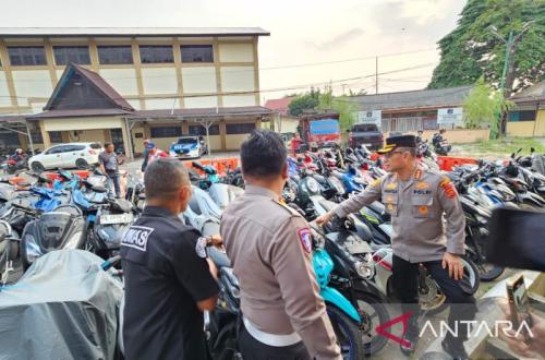 Polresta Jambi Amankan 150 Motor Pelajar untuk Konvoi Liar