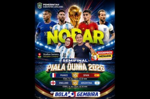 Pemkab Lumajang Sediakan Area Khusus UMKM Saat Nobar Semifinal Piala Dunia 2026