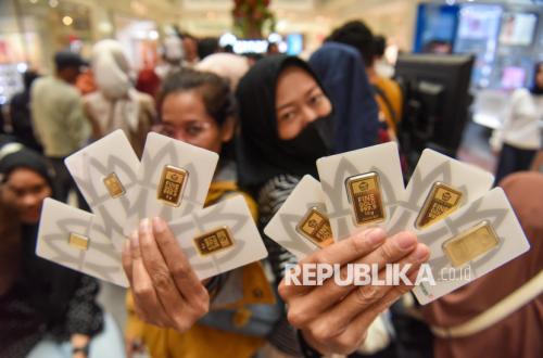 Harga Emas Antam Turun Rp40 Ribu, Dibanderol Rp2,81 Juta per Gram
