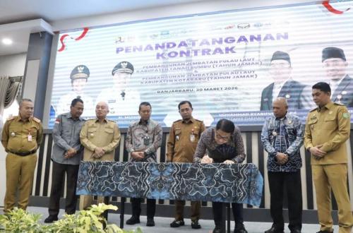 Pembangunan Jembatan Pulau Laut Dimulai, Anggarkan Rp750 Miliar per Tahun