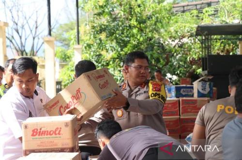 Kapolri Distribusikan Bantuan untuk Korban Banjir di Nagan Raya