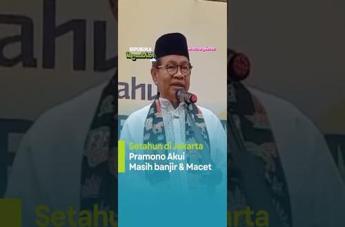 Setahun Pimpin Jakarta Pramono Akui Banjir dan Macet Belum Tuntas