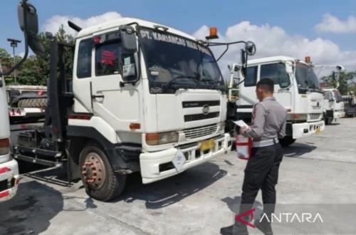 Polda Kaltim Perketat Pengawasan Kelaikan Truk Angkutan Barang