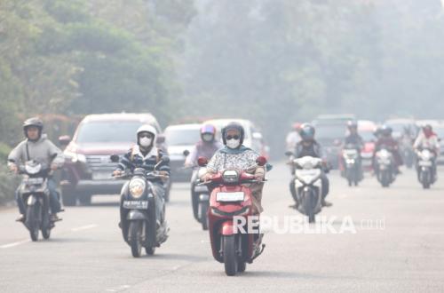 206 Titik Panas Terpantau di Kalbar, Kabut Asap Mulai Selimuti Pontianak