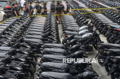 Gudang Penadahan Motor Ilegal di Jakarta Dibongkar Polisi