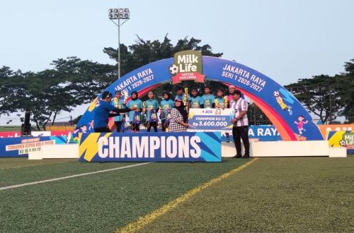 Milklife Soccer Challenge Jakarta Raya Lahirkan Juara Baru dari SDN Gedong 03 dan SDN Cipayung 02