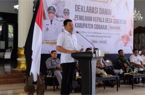 Pemkab Sidoarjo Gelar Deklarasi Damai Jelang Pilkades Serentak 2026