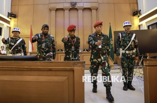 Kasus Penculikan dan Pembunuhan Kacab Bank, Tiga Oknum TNI Jalani Sidang Perdana