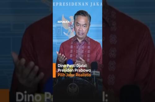 Dino Patti Djalal Presiden Prabowo Pilih Jalur Realistis