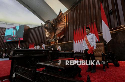 Melihat Gladi Bersih Sidang Tahunan MPR di Kompleks Parlemen