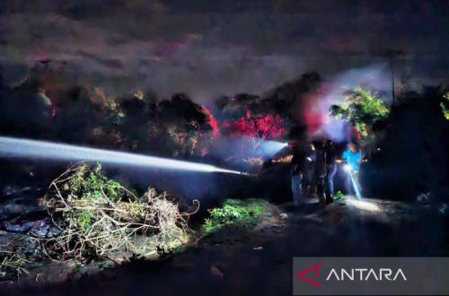 BPBD Aceh Barat Kerahkan Personel Padamkan Kebakaran Lahan di Meureubo