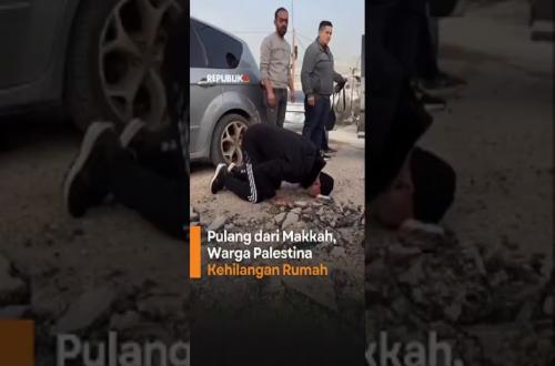 Pulang dari Makkah Warga Palestina Kehilangan Rumah