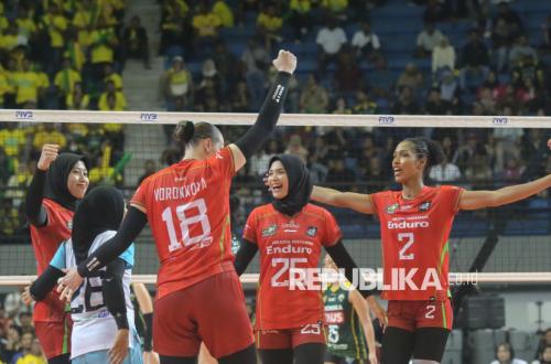 Jakarta Pertamina Enduro Pertahankan Gelar Juara Proliga, Sapu Bersih Gresik Phonska di Grand Final