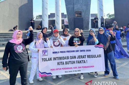 FJPI Jambi Suarakan Perlindungan Jurnalis di Hari Kebebasan Pers