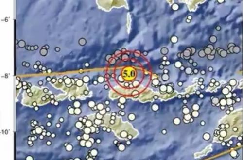 Gempa Magnitudo 5,0 Guncang Ruteng Manggarai NTT Dini Hari