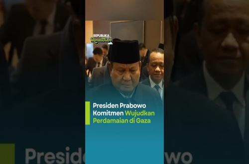 Presiden Prabowo Komitmen Wujudkan Perdamaian di Gaza