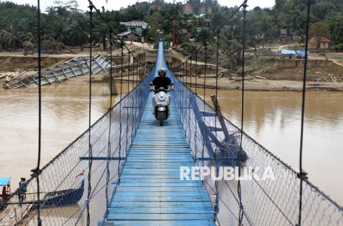 Jembatan Gantung Lubuk Sidup Pulihkan Akses Warga di Aceh Tamiang Pascabanjir
