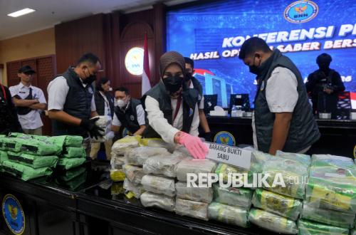 BNN Ungkap 715 Kasus Narkotika, Sabu hingga Ekstasi Senilai Rp211,4 Miliar Disita