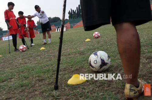 PSAI Tempa Bibit Pesepak Bola Amputasi Muda Lewat Coaching Clinic