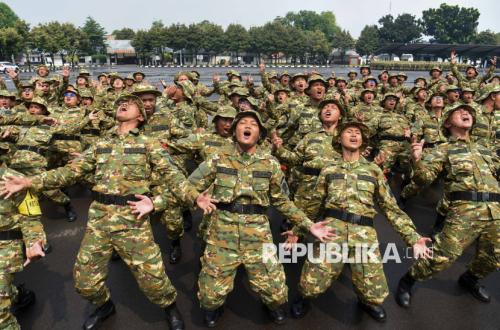 Calon Manajer Koperasi Desa Merah Putih Ikuti Pelatihan Dasar Kemiliteran