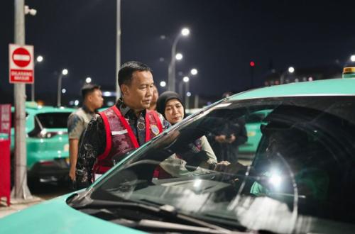 Kemenhub Sidak Pool Taksi Green SM di Bekasi Usai Insiden Kereta
