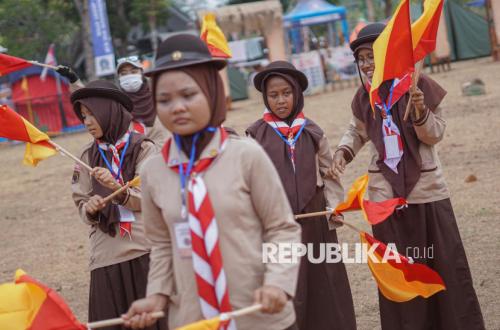 346 Siswa SLB Ikuti Perkemahan Pramuka Berkebutuhan Khusus