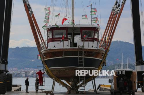 Misi Kemanusiaan, Belasan Kapal Global Sumud Flotilla Bersiap Menuju Gaza