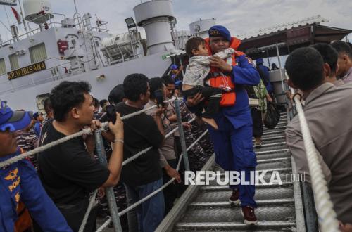 260 Penumpang KM Intim Teratai yang Kandas di Perairan Pulau Makian Berhasil Dievakuasi