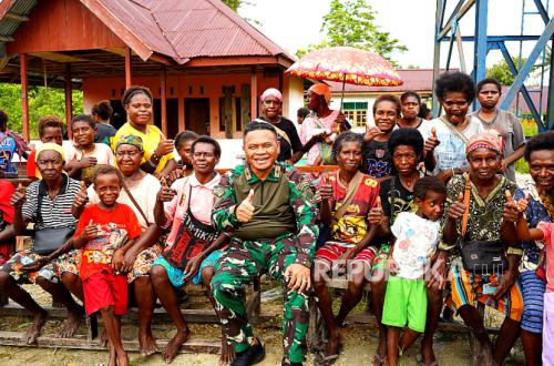 Koops TNI Papua Gelar Bakti Sosial di Kampung Iwaka, Mimika