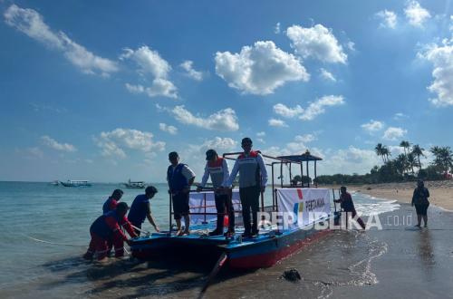 Autonomous Trash Skimmer Resmi Meluncur, Pertamina Bidik Perairan Lebih Bersih