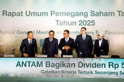 ANTAM Catat Laba Bersih Rp 7,92 Triliun pada 2025