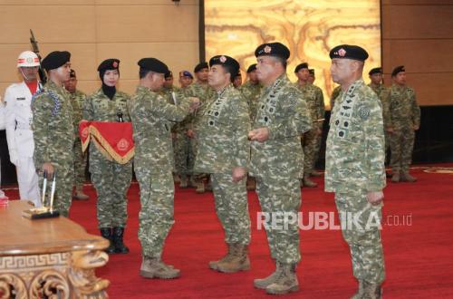 Kasum TNI Pimpin Sertijab, Marsda Muzafar Resmi Jabat Pangkogabwilhan II