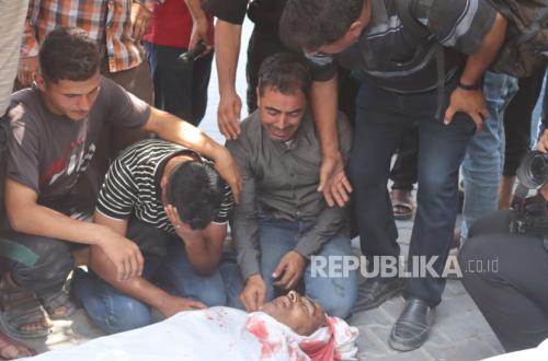 Pembantaian, Israel Bunuh Delapan Warga Gaza di Pos Polisi