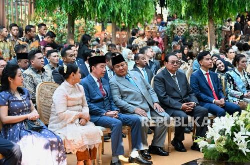 Apa Obrolan Jokowi dan Prabowo di Pernikahan Putra Boy Thohir? Ini Kata Ajudan