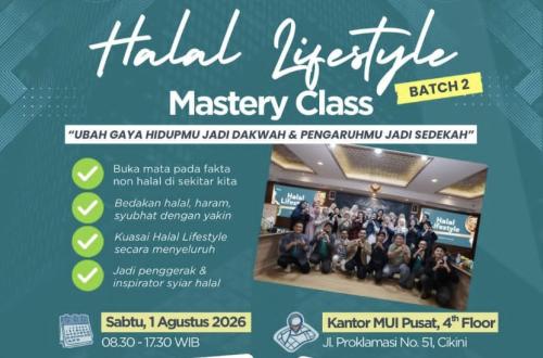 GenHalal Gelar Mastery Class Batch Kedua, Perkuat Syiar Gaya Hidup Halal di Indonesia
