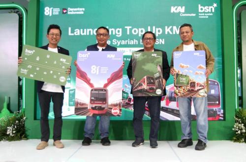 Pengguna KRL Kini Bisa Top Up KMT Lewat Bale Syariah BSN