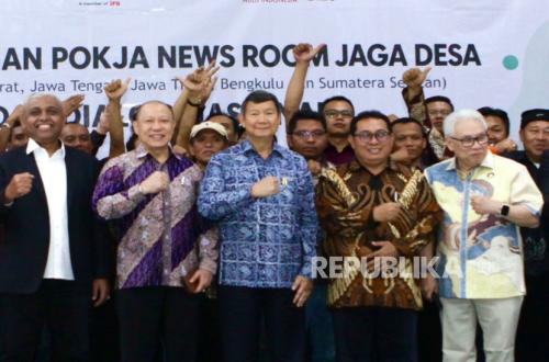 Pengukuhan Kelompok Kerja Newsroom Jaga Desa untuk 5 Provinsi Diapresiasi