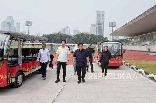 Erick Thohir Cek Kesiapan Stadion Jelang FIFA ASEAN Cup 2026